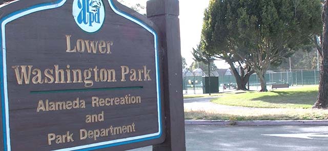 lower washington dog park sign alameda 