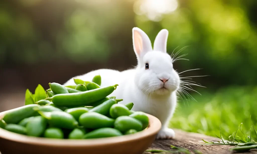 Sugar snap peas & pet rabbits