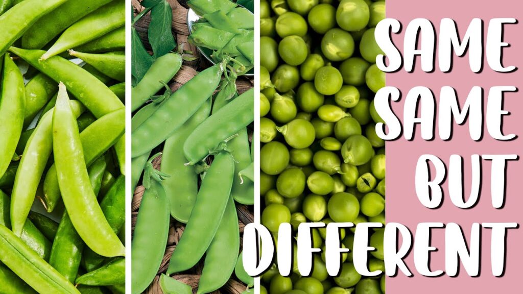 English peas vs Sugar snap peas