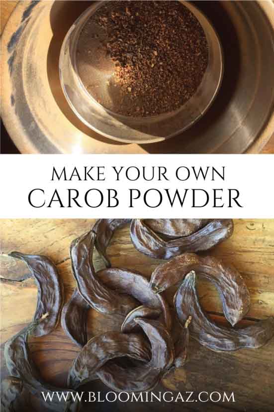 make own carob powder