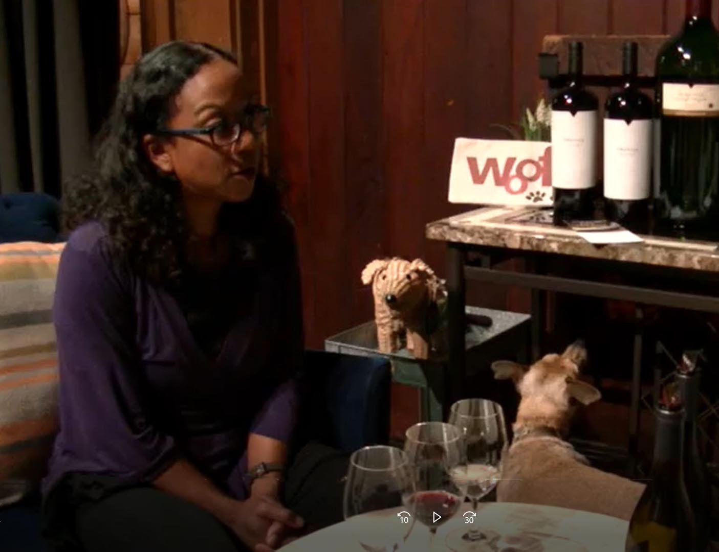 Lovie & Kamala at winery for pet friendly concierge